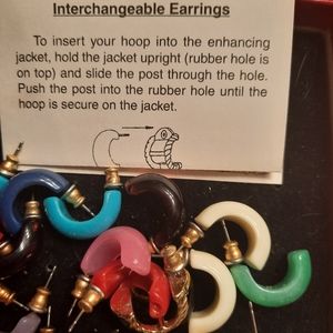Kenneth Jay lane interchangeable earings